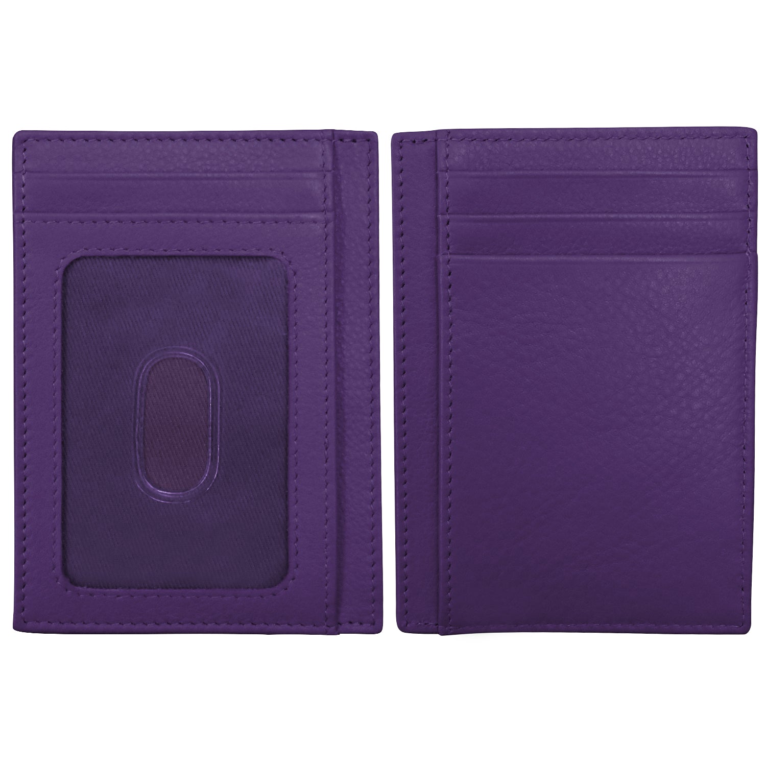 ili New York - POCKET I.D. CARD CASE - 7176 - Purple