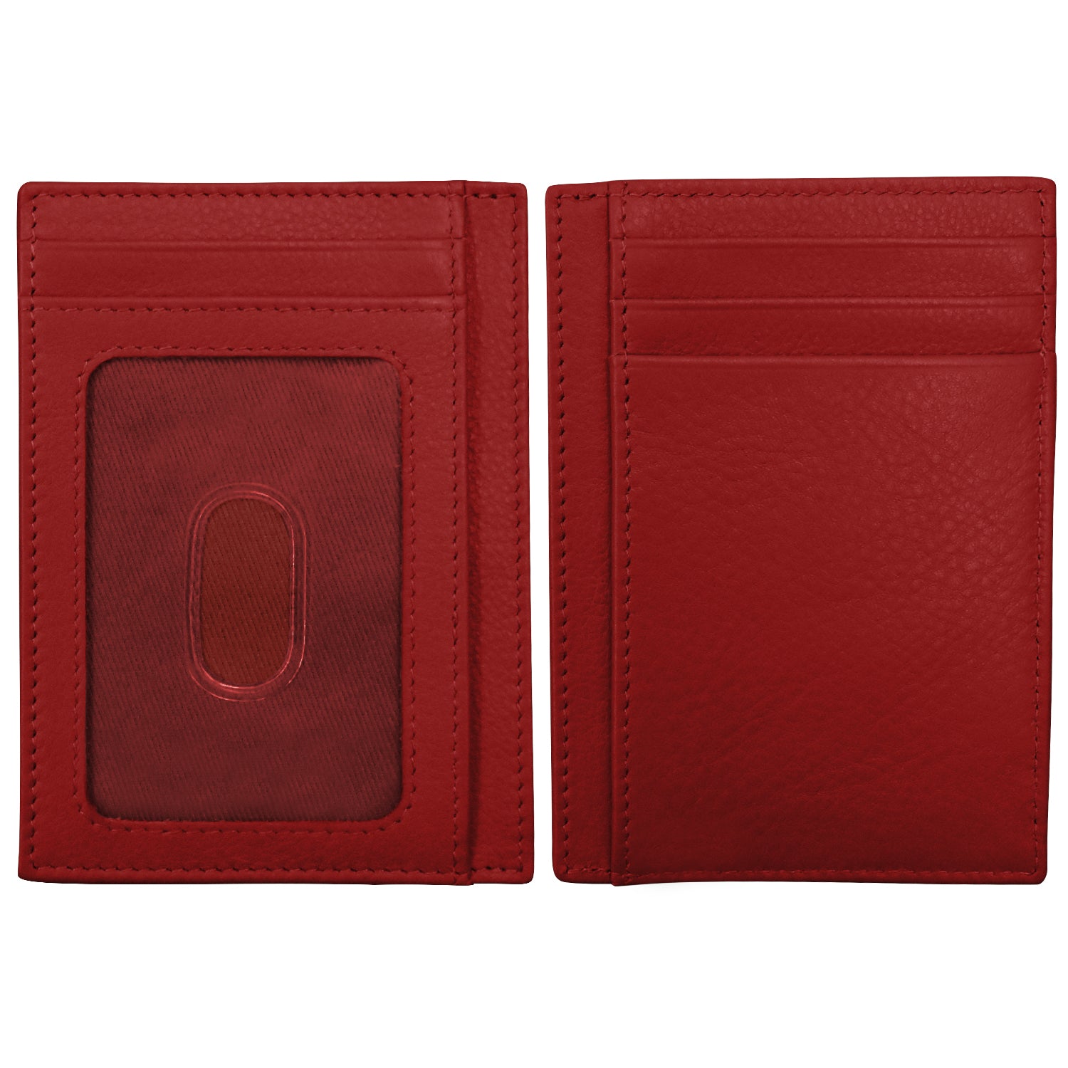 ili New York - POCKET I.D. CARD CASE - 7176 - Red