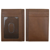 ili New York - POCKET I.D. CARD CASE - 7176 - Toffee