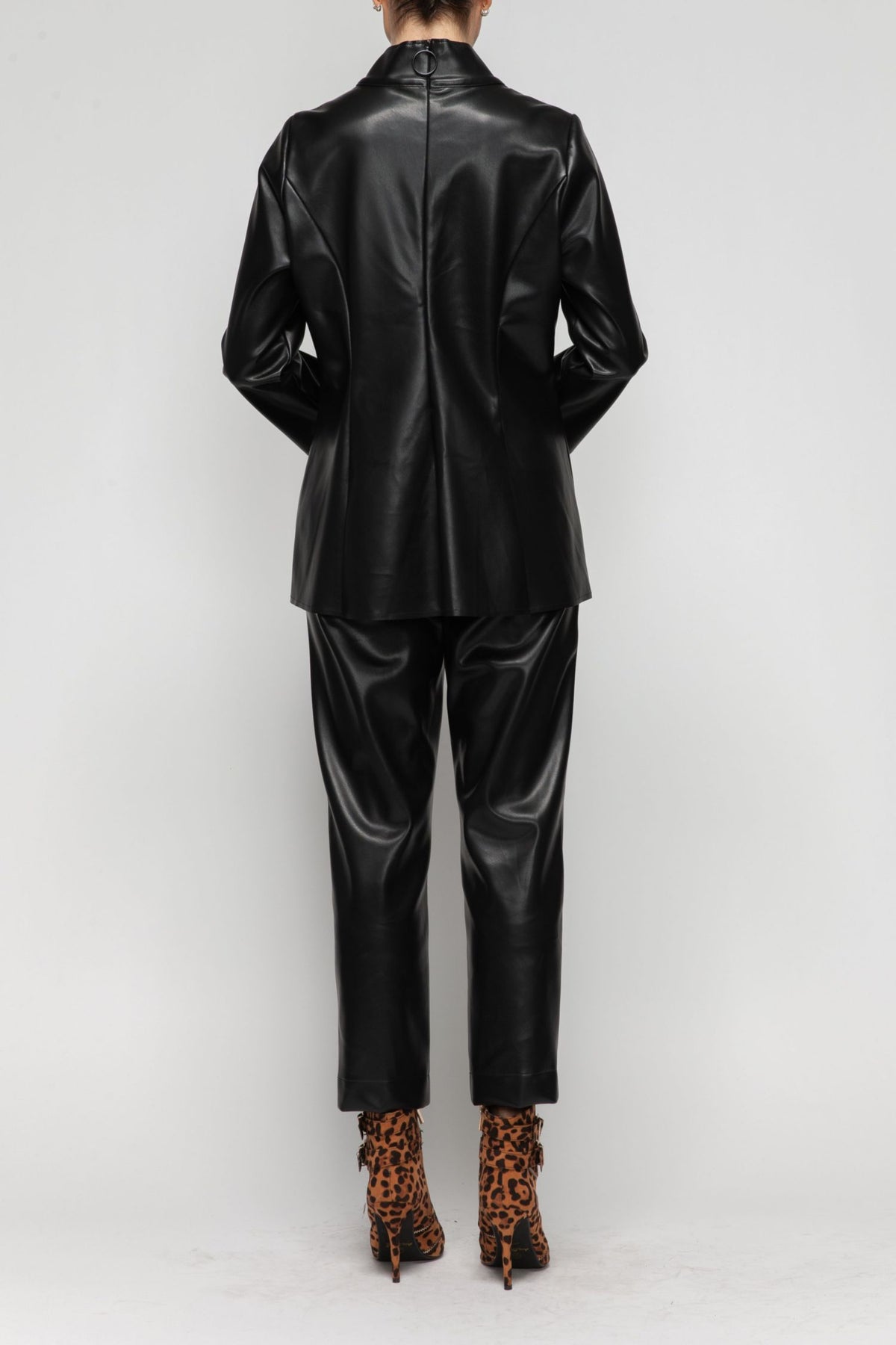 IC COLLECTION Pants - 7176P - BLACK
