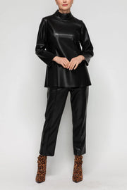 IC COLLECTION Pants - 7176P - BLACK