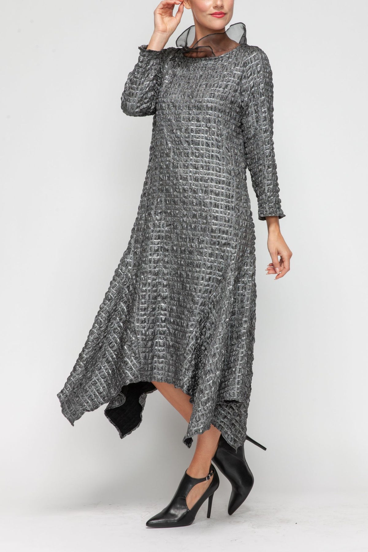 IC COLLECTION Dress - 7181D - SILVER