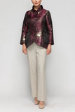 IC COLLECTION Jacket - 7188J - WINE