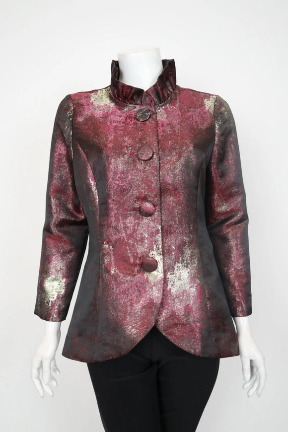 IC COLLECTION Jacket - 7188J - WINE