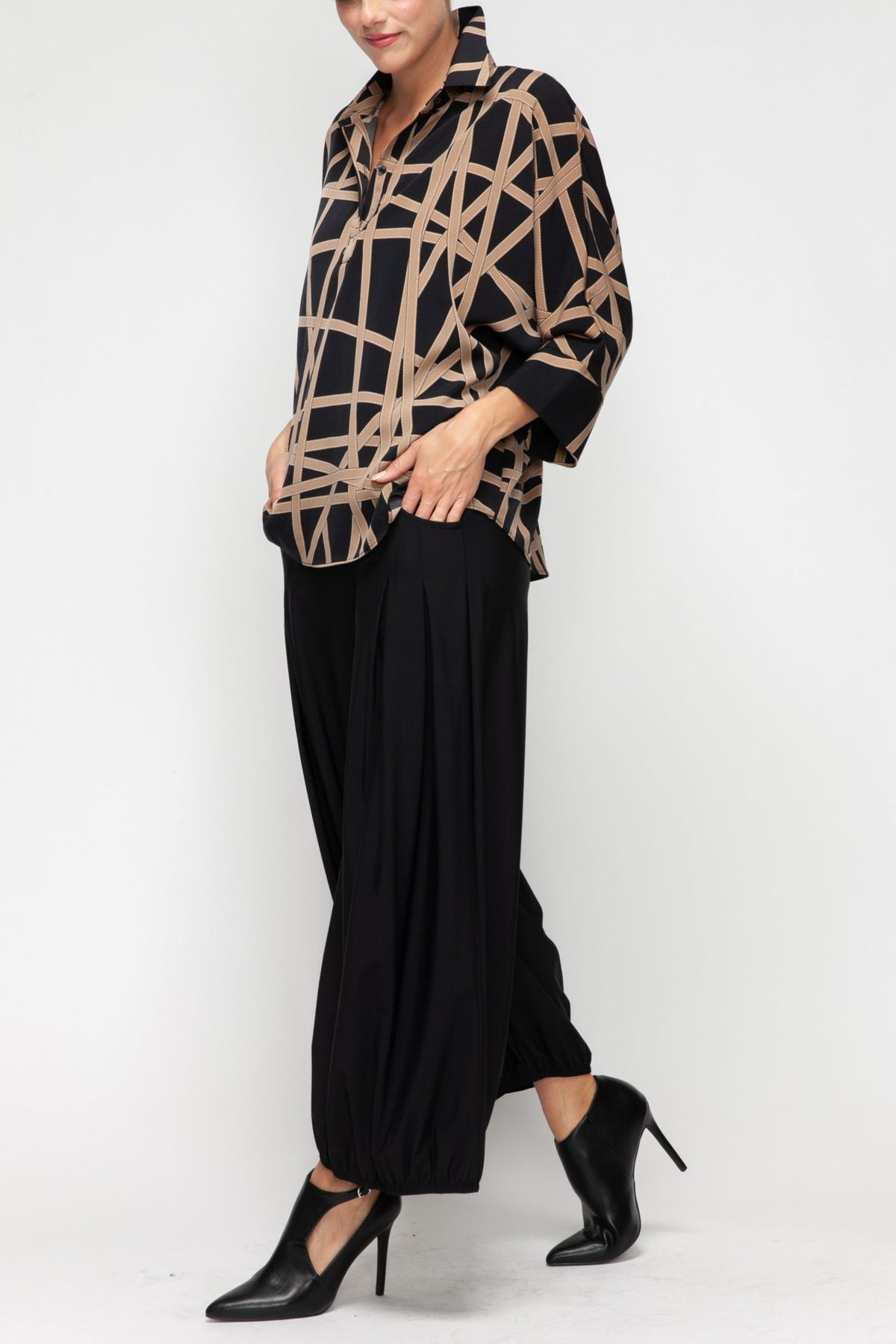 IC COLLECTION Top - 7195T - TAN