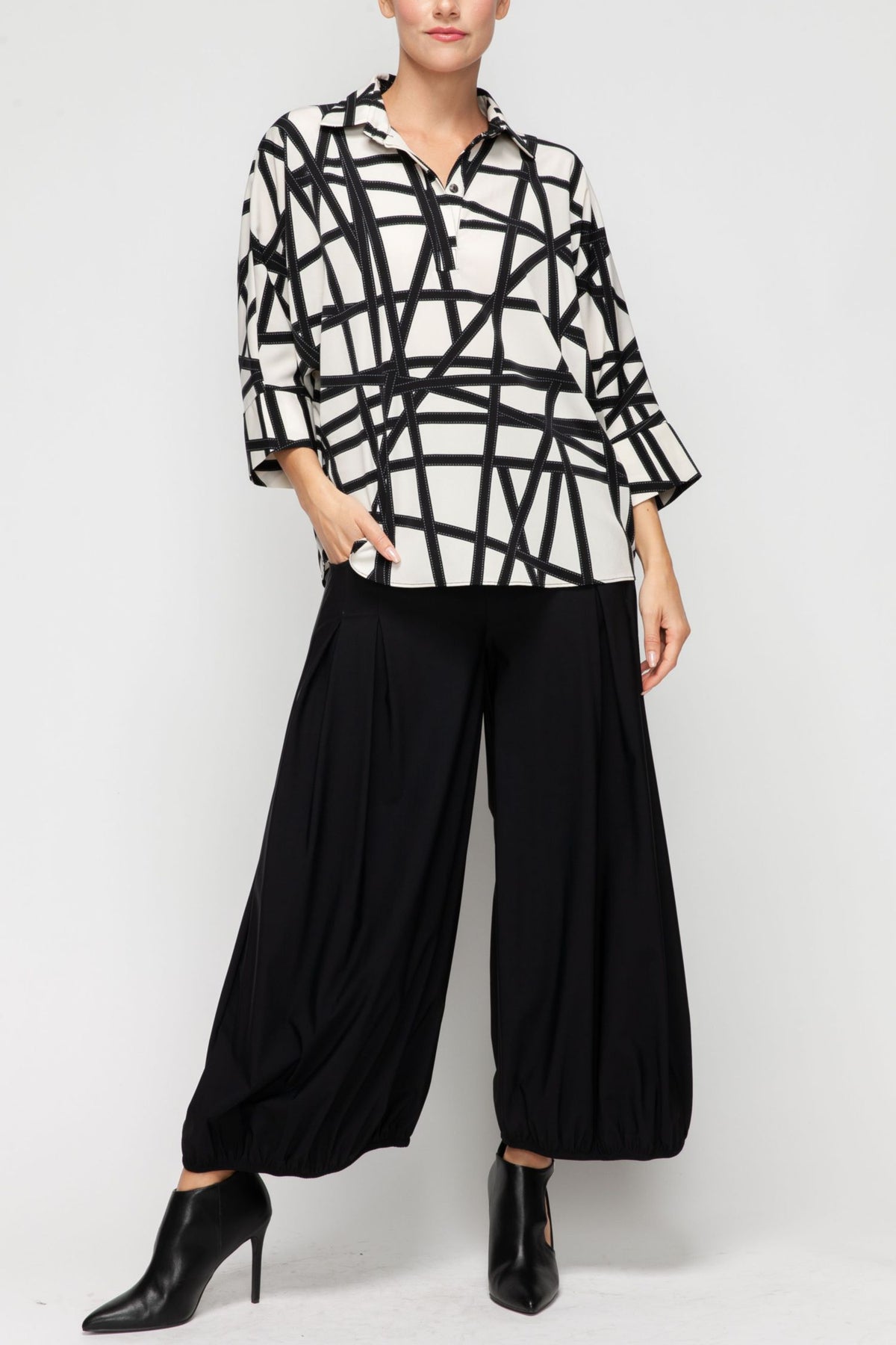 IC COLLECTION Top - 7195T - WHITE
