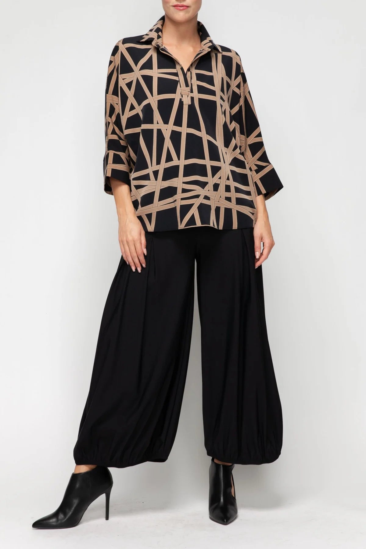 IC COLLECTION Top - 7195T - TAN