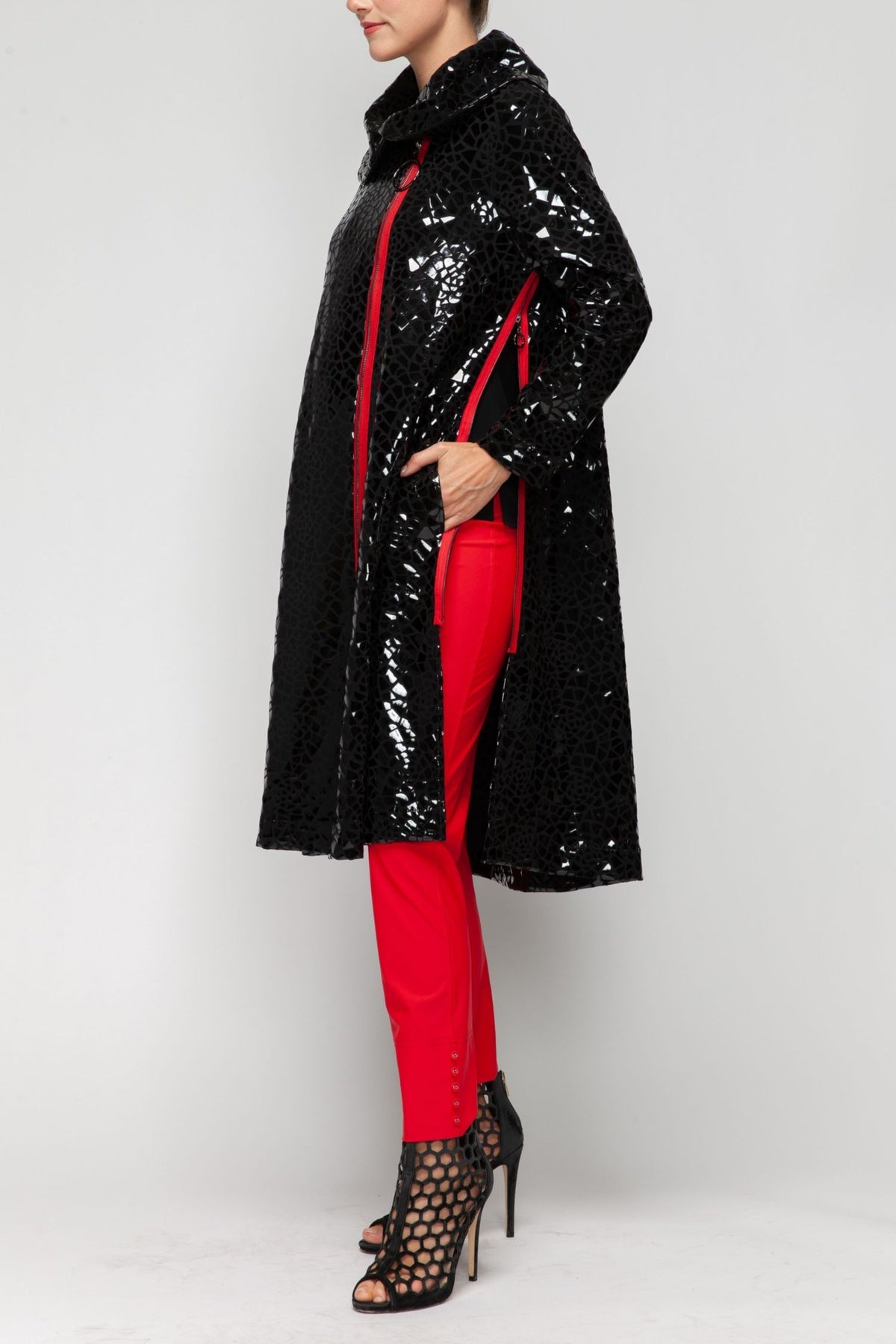 IC COLLECTION Jacket - 7198J - BLACK