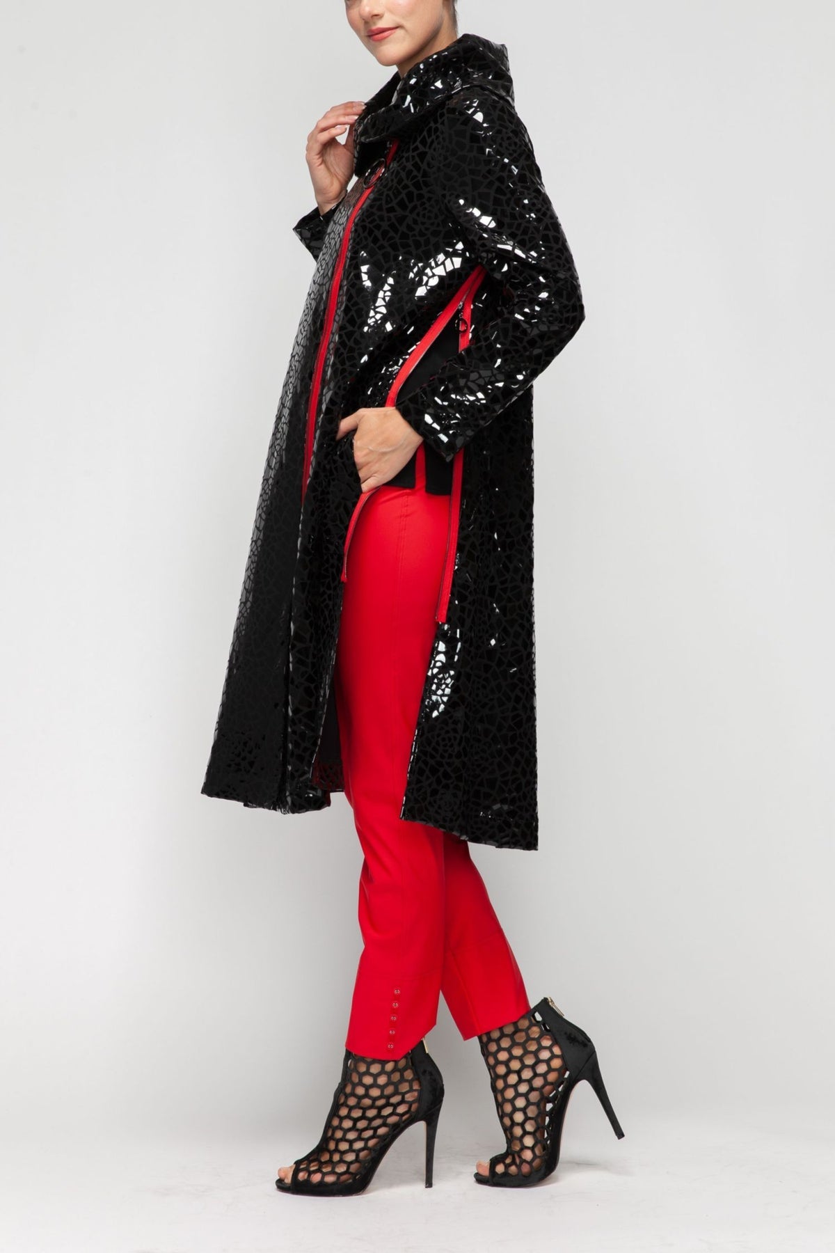 IC COLLECTION Jacket - 7198J - BLACK