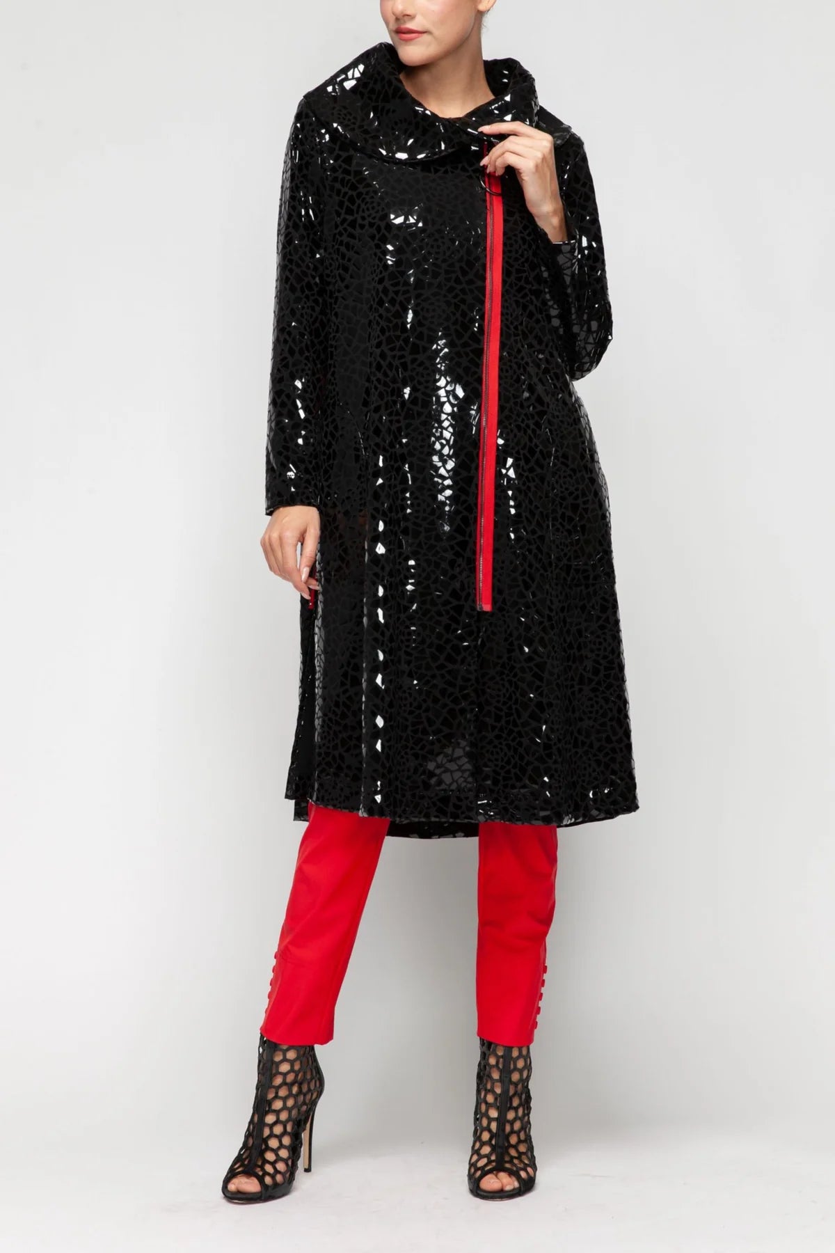 IC COLLECTION Jacket - 7198J - BLACK