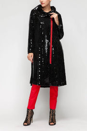 IC COLLECTION Jacket - 7198J - BLACK