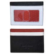 ili New York - POCKET I.D. CARD CASE - 7201 - Black White Red