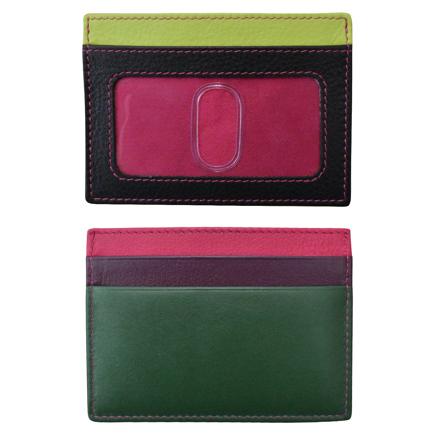 ili New York - POCKET I.D. CARD CASE - 7201 - Forest Multi