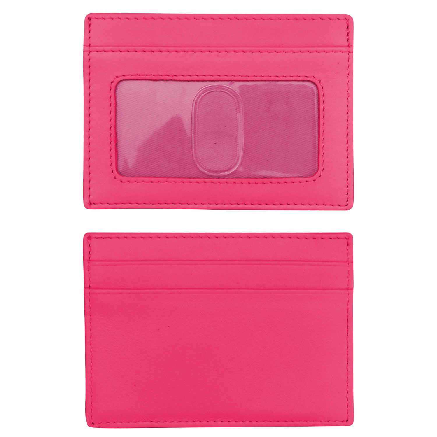 ili New York - POCKET I.D. CARD CASE - 7201 - Indian Pink