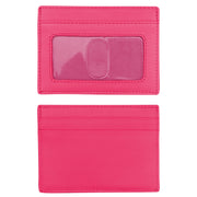 ili New York - POCKET I.D. CARD CASE - 7201 - Indian Pink