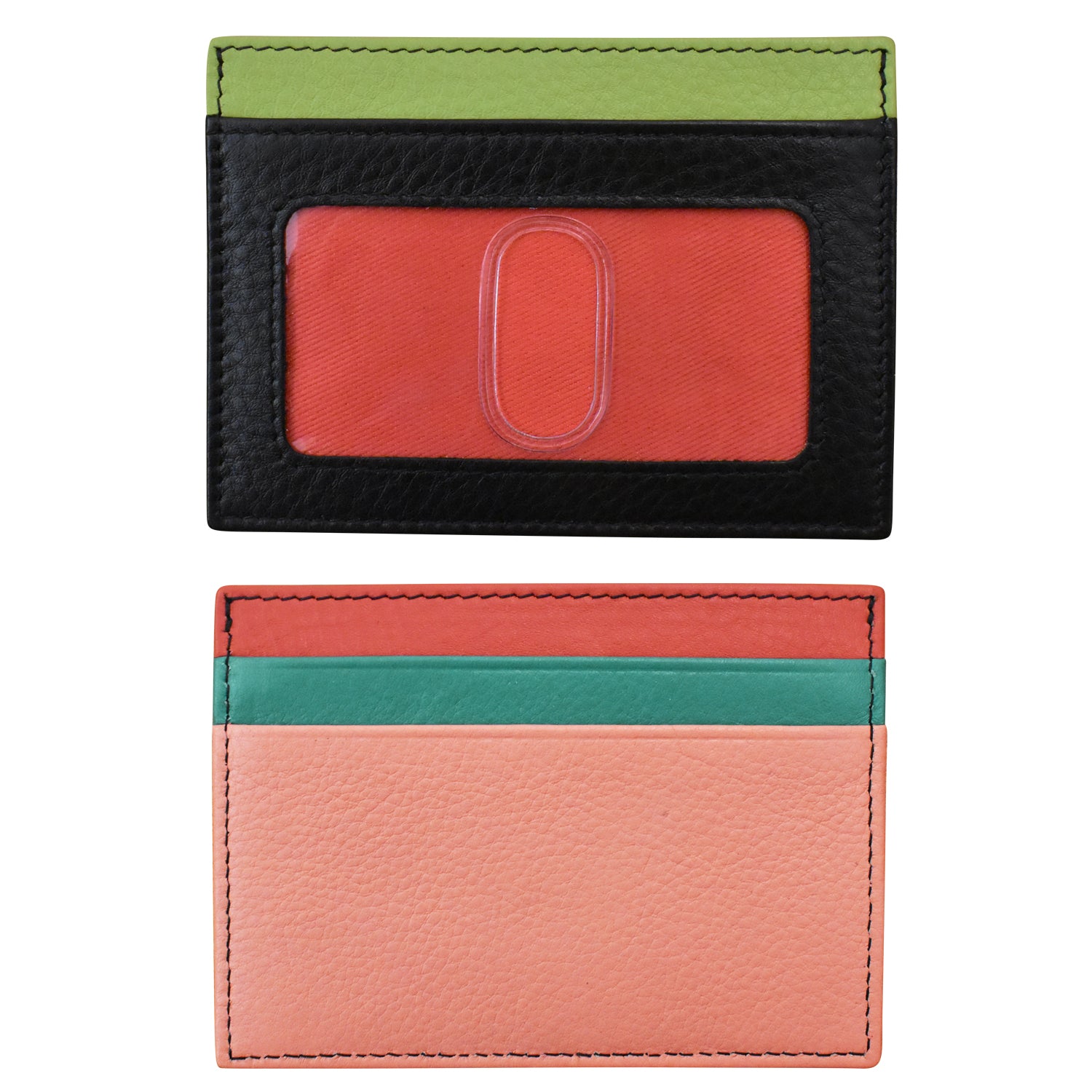ili New York - POCKET I.D. CARD CASE - 7201 - Peach Multi