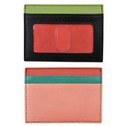 ili New York - POCKET I.D. CARD CASE - 7201 - Peach Multi