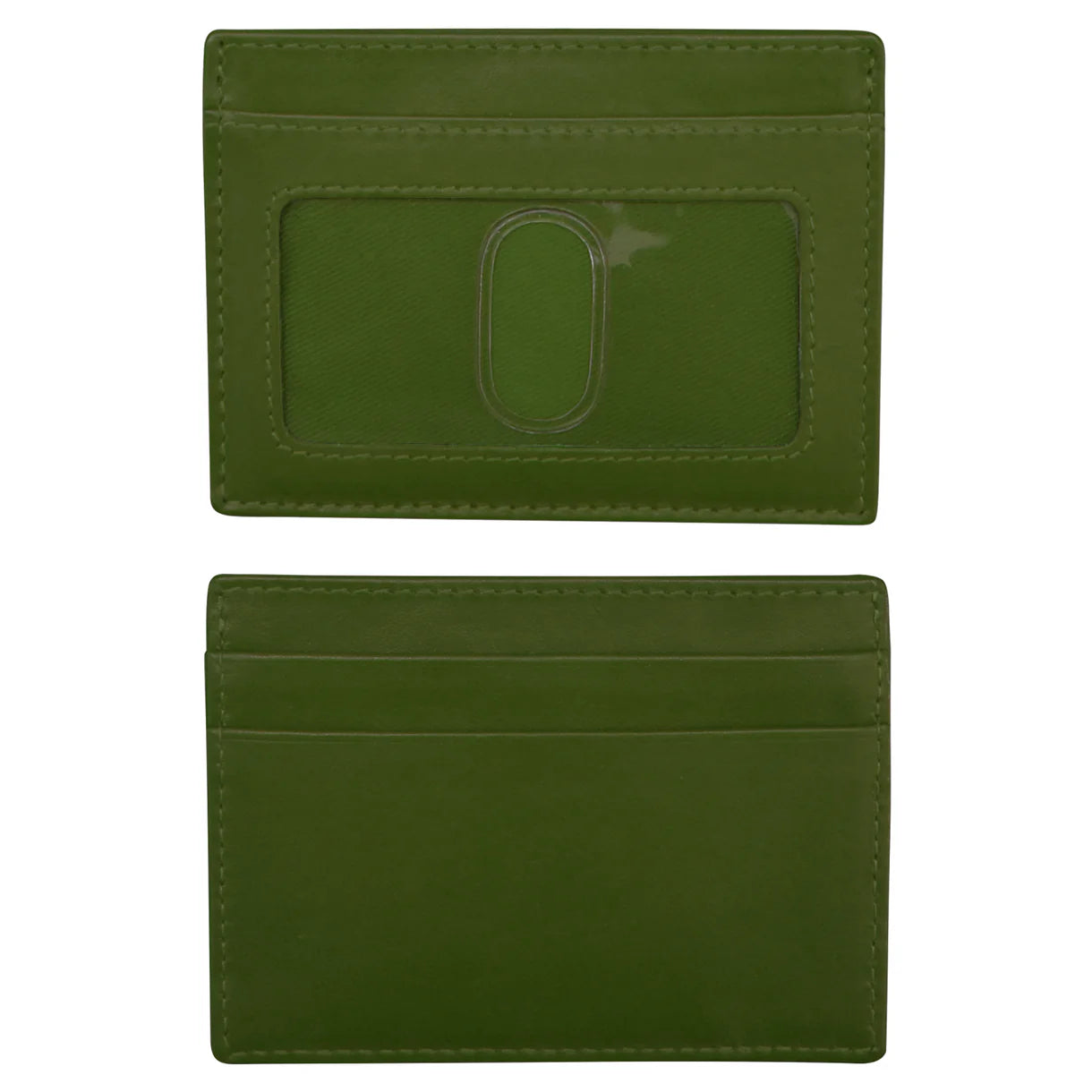 ili New York - POCKET I.D. CARD CASE - 7201 - Pesto Green