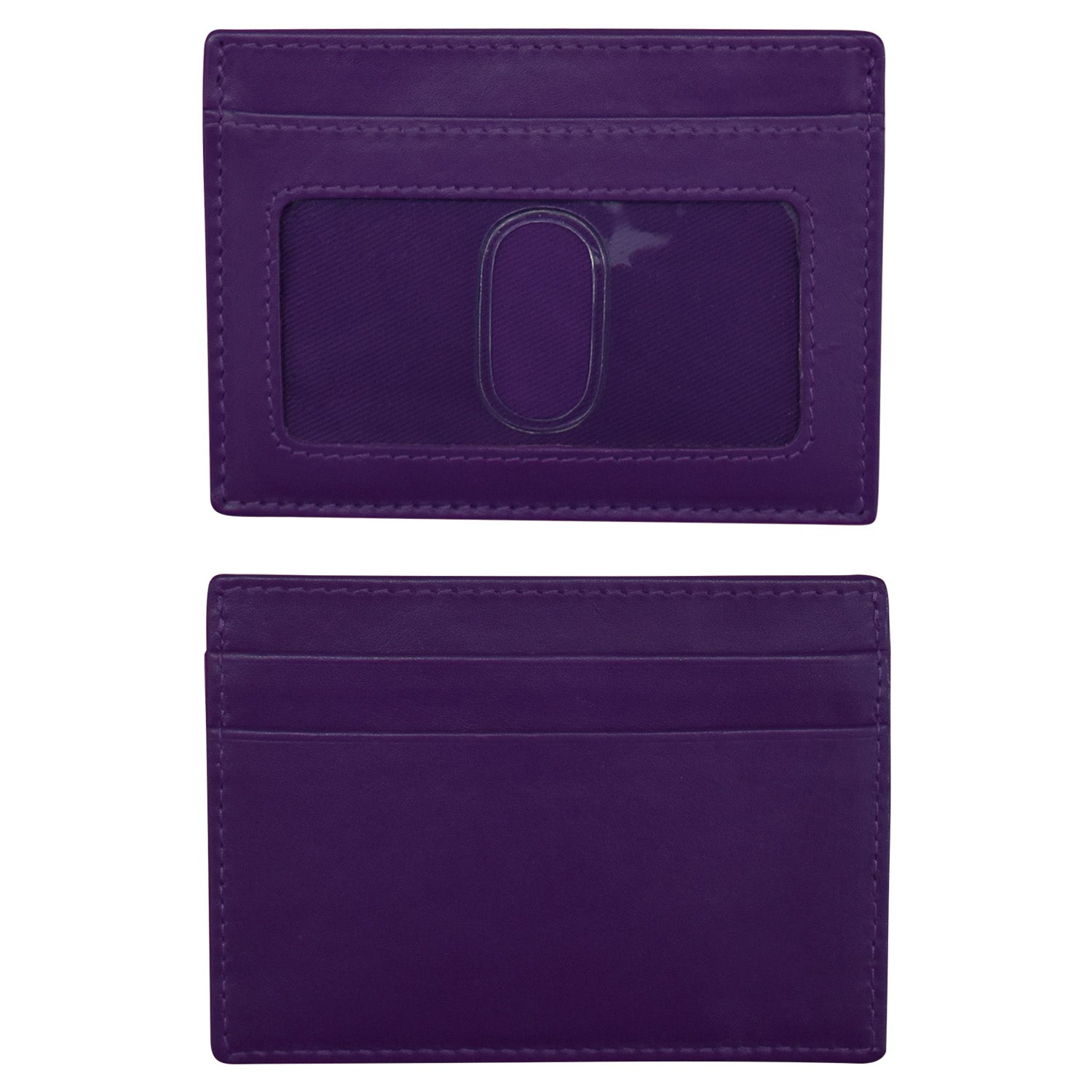 ili New York - POCKET I.D. CARD CASE - 7201 - Purple
