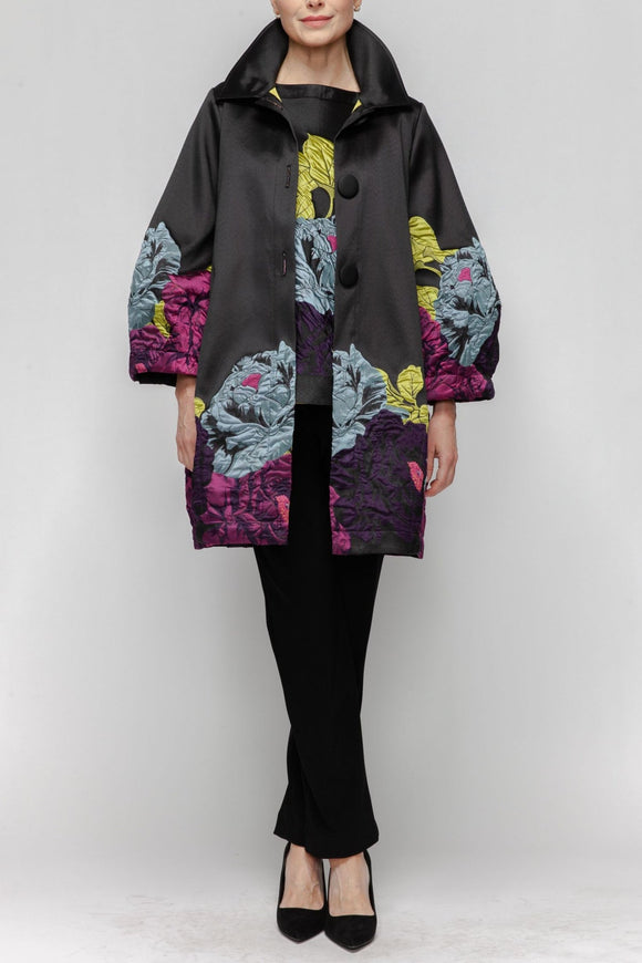 IC COLLECTION Jacket - 7212J - BLACK