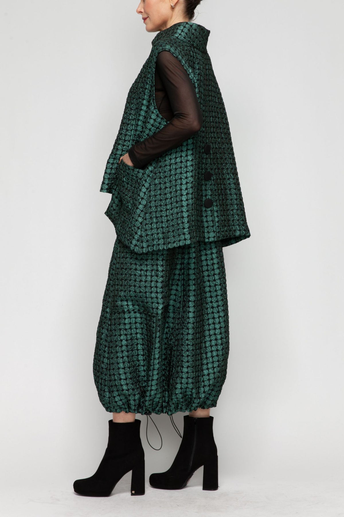 IC COLLECTION Skirt- 7226S - TEAL