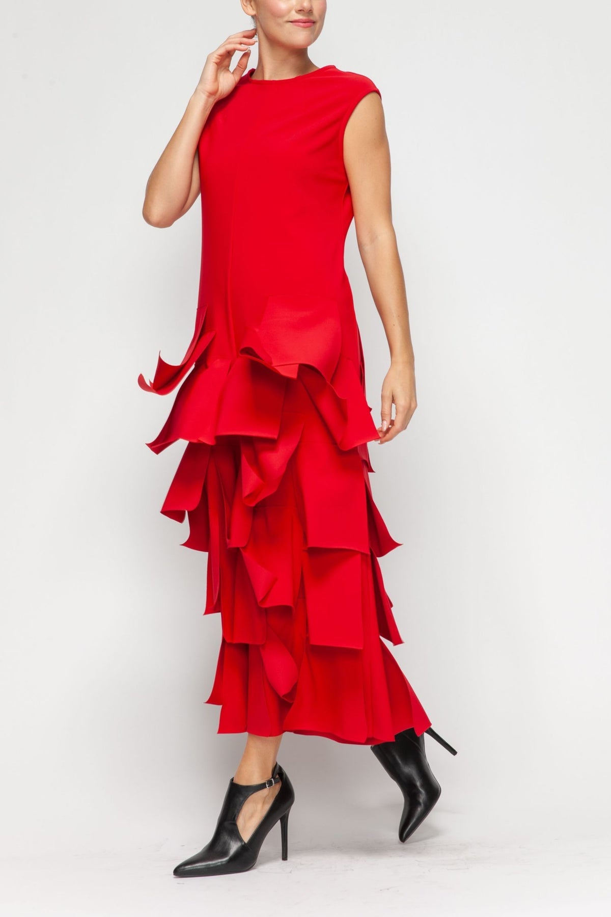 IC COLLECTION Jump Suit - 7224JS - RED