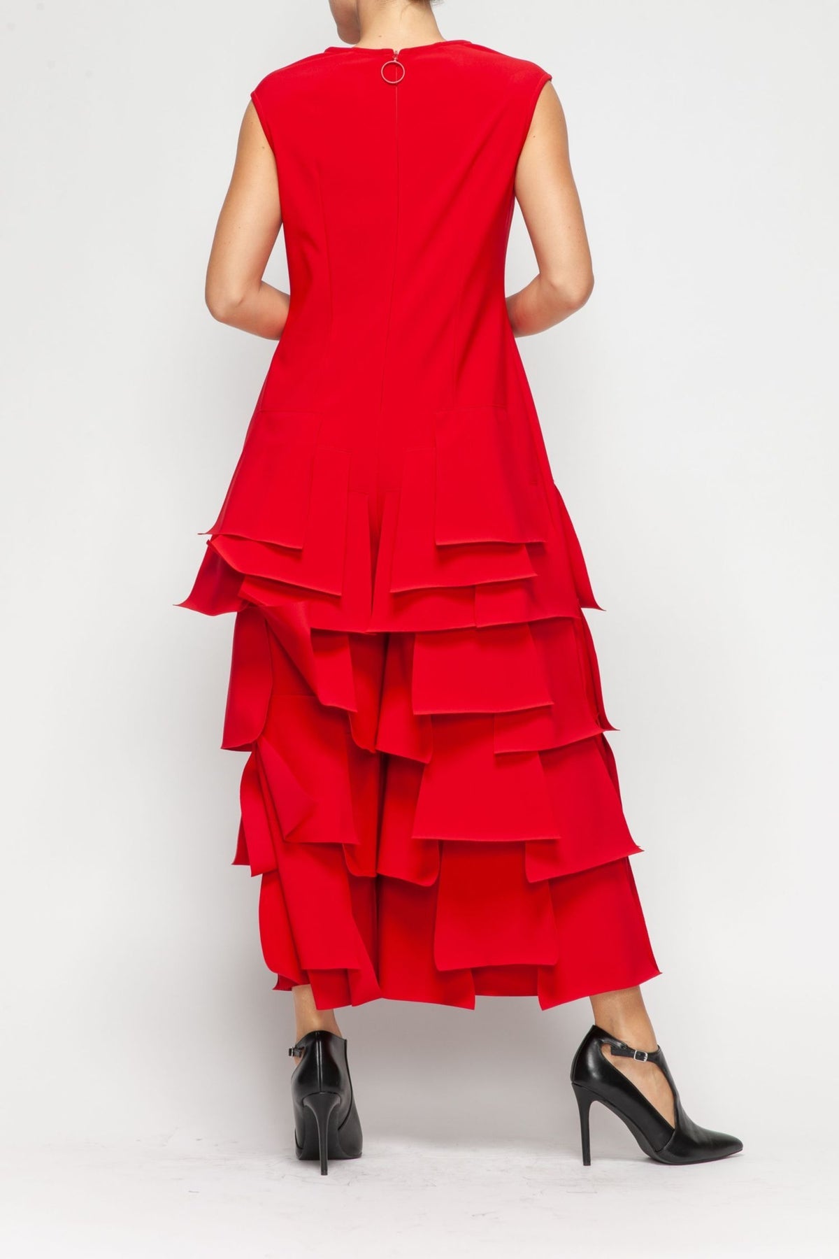 IC COLLECTION Jump Suit - 7224JS - RED