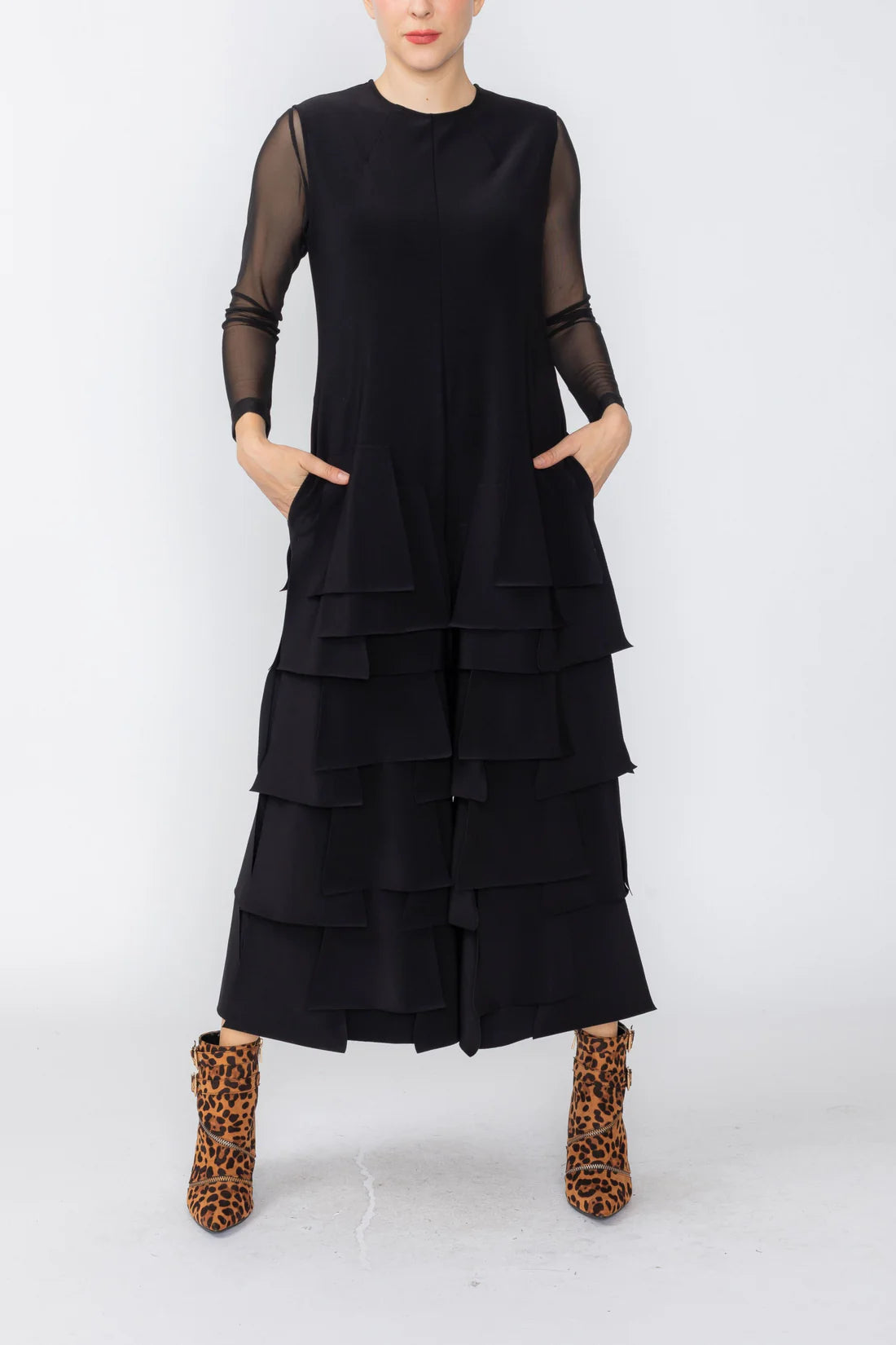 IC COLLECTION Jumpsuit - 7224JS - BLACK