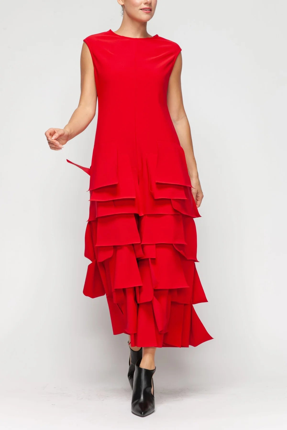 IC COLLECTION Jump Suit - 7224JS - RED