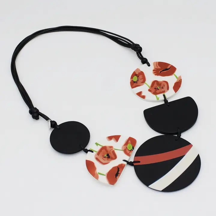 SYLCA Palma Necklace - LS24N27 - POPPIES