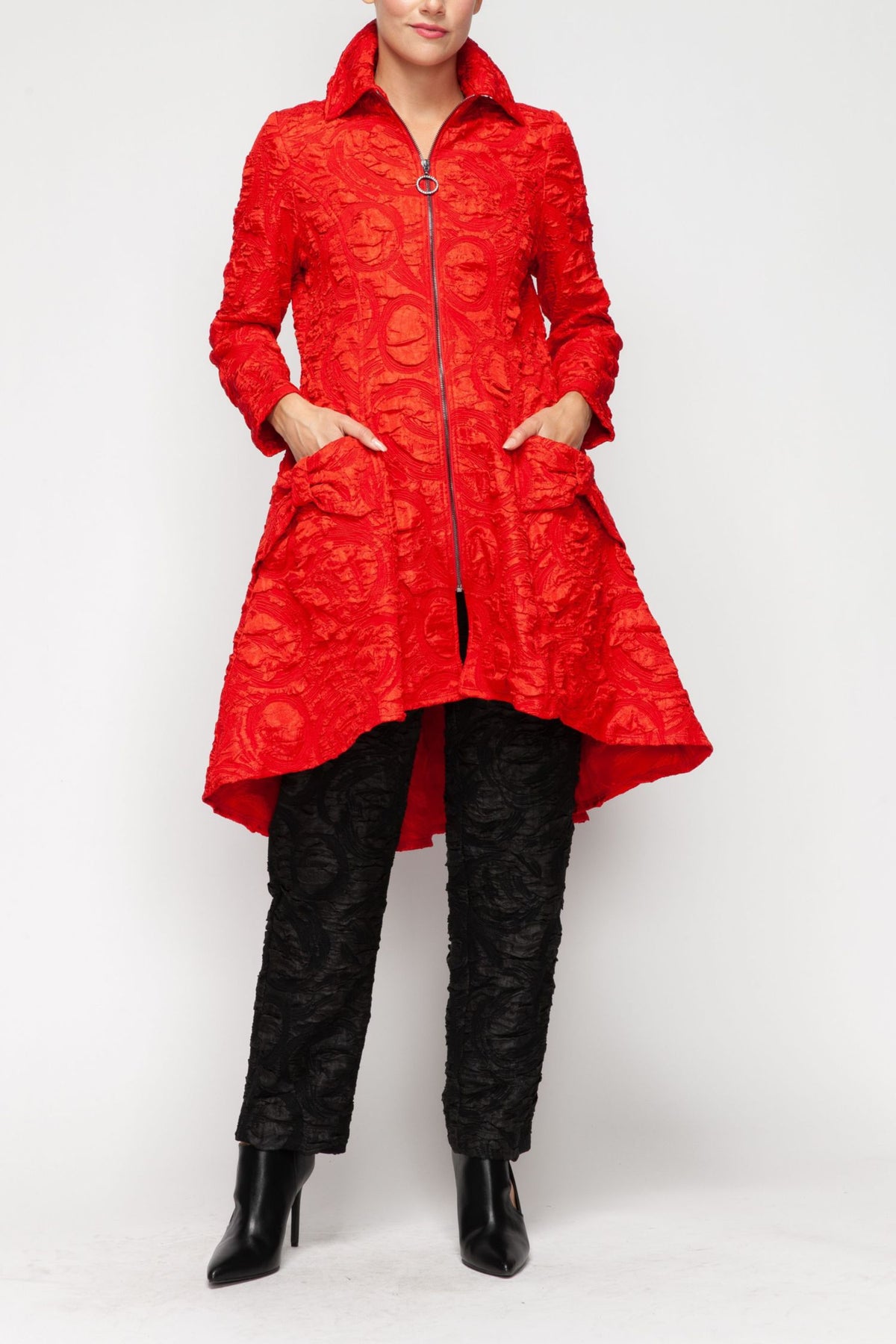 IC COLLECTION Jacket - 7231J - RED – The Total Look