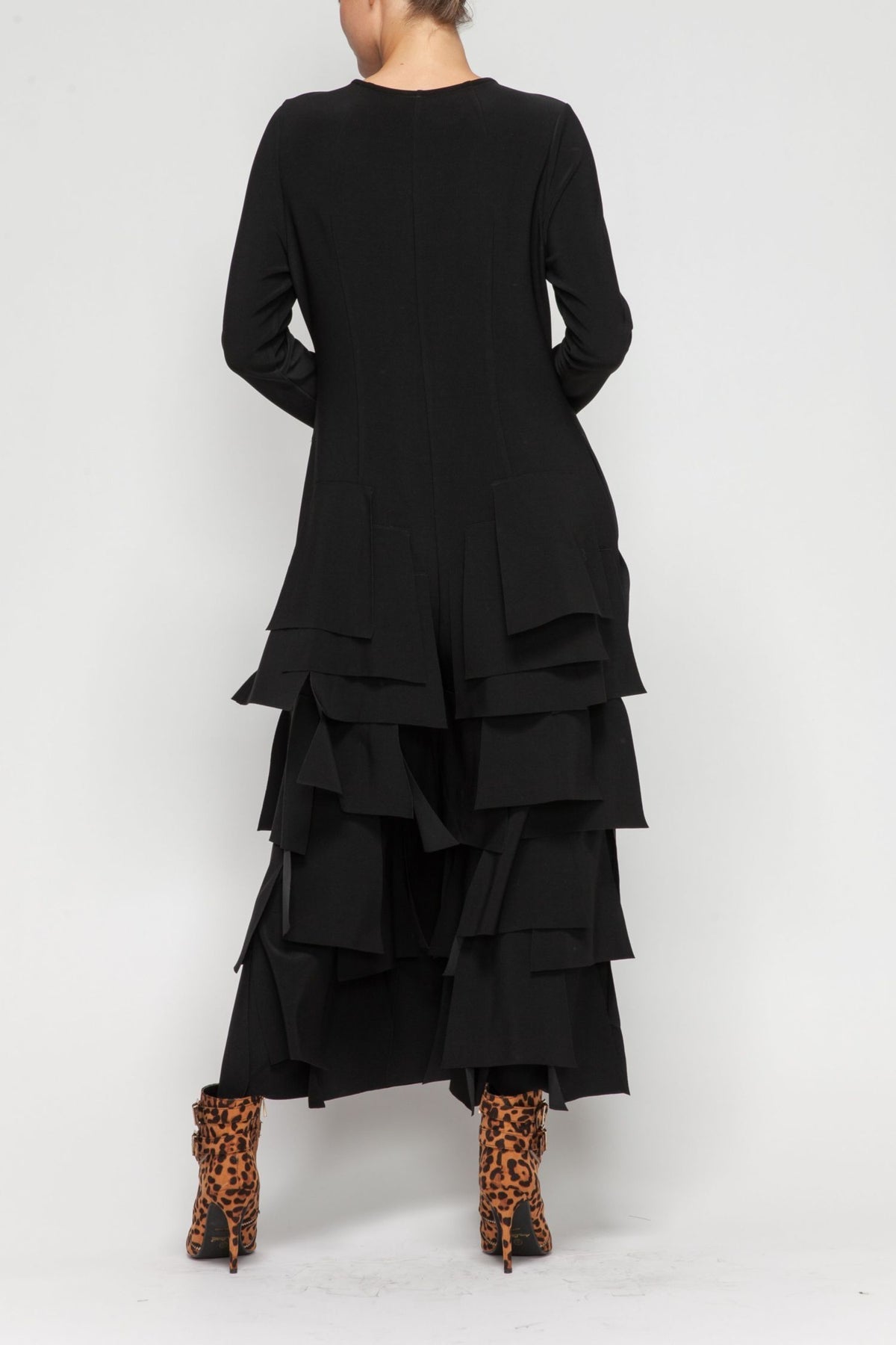 IC COLLECTION Jump Suit - 7232JS - BLACK