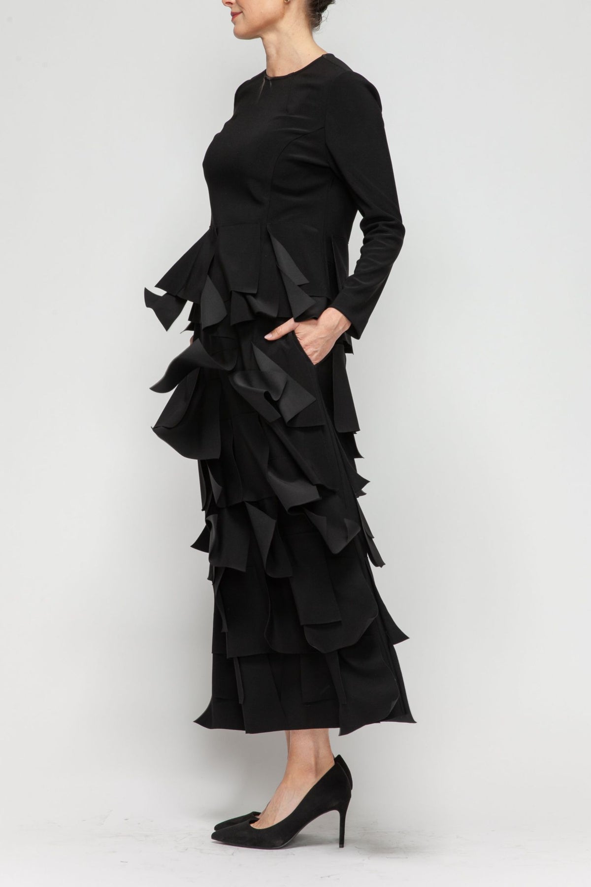 IC COLLECTION Top - 7233T - BLACK