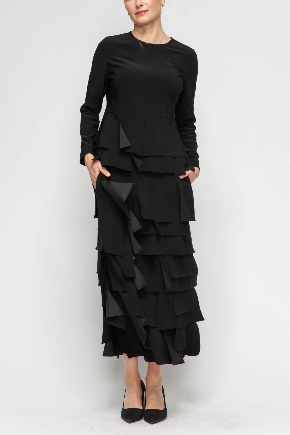 IC COLLECTION Top - 7233T - BLACK