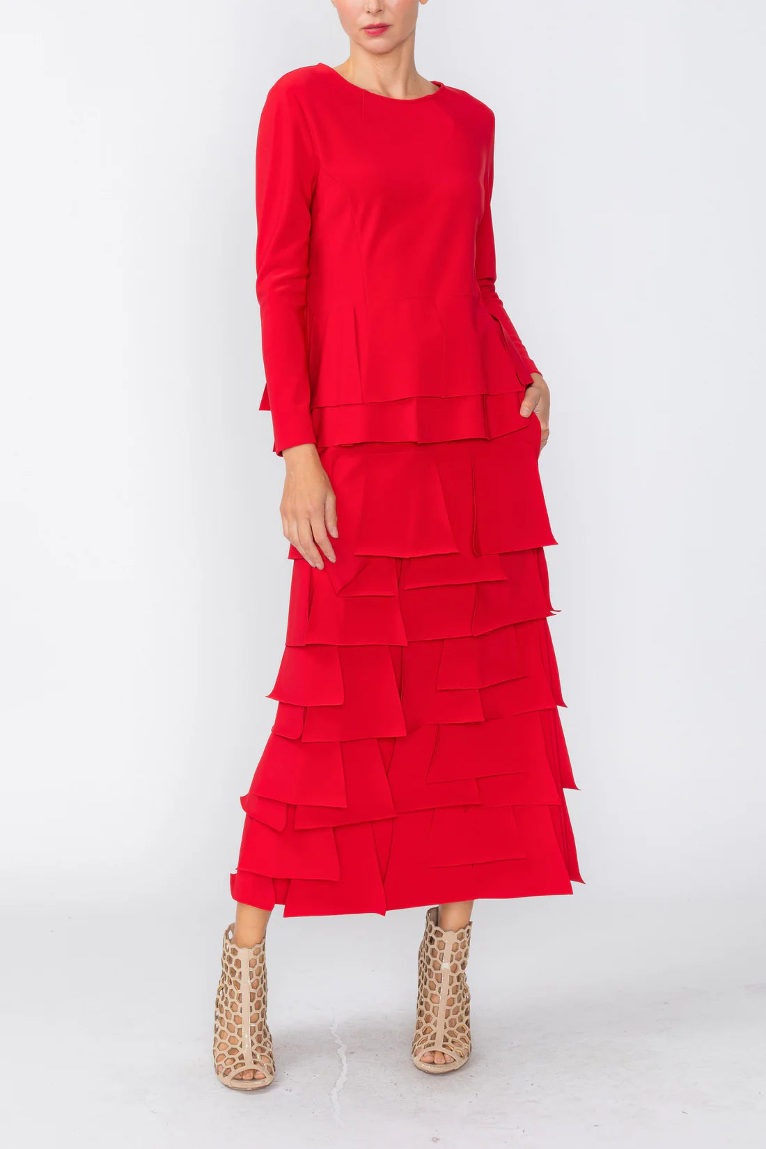 IC COLLECTION Top - 7233T - RED