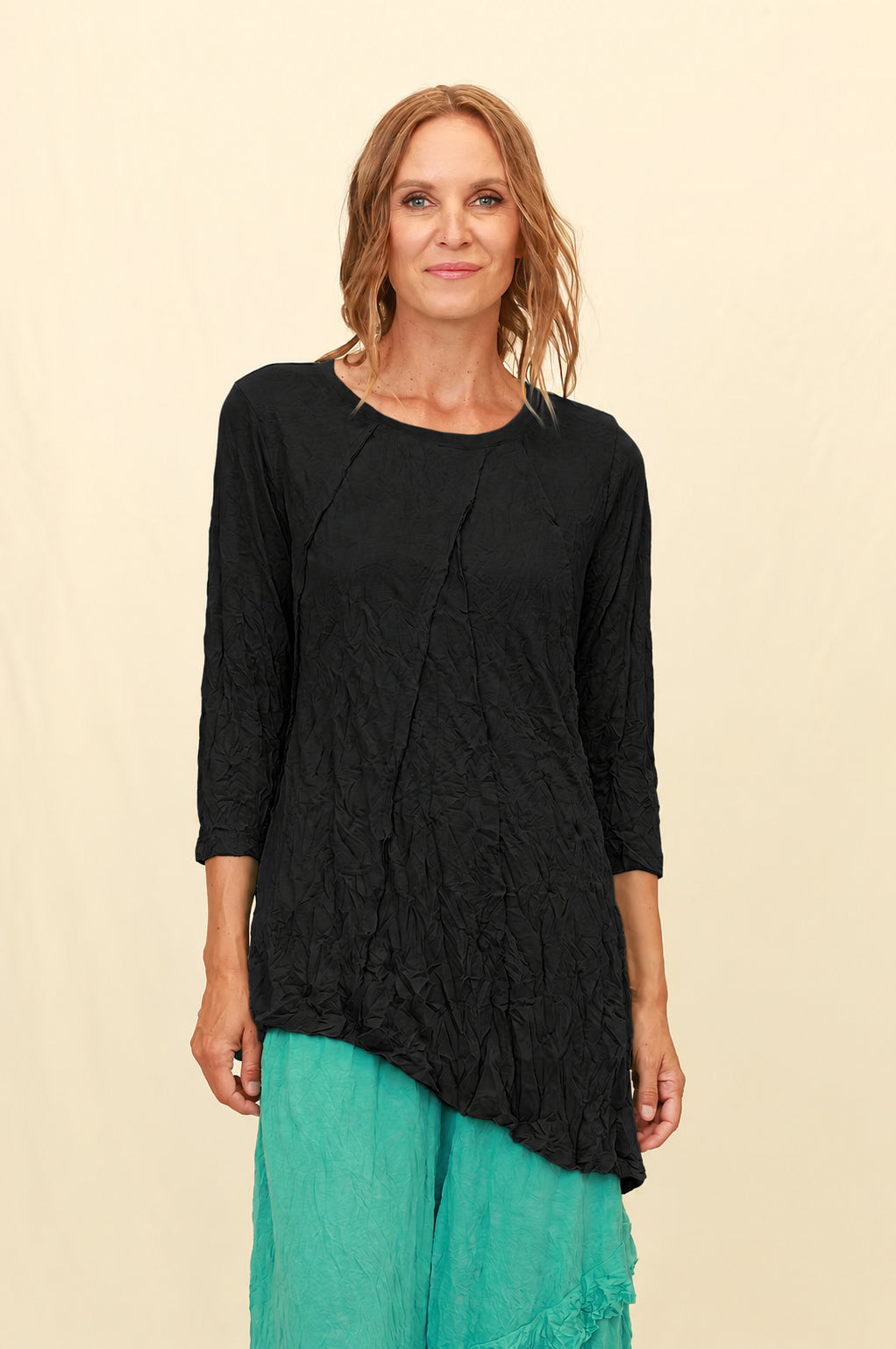 Chalet Recycled Crinkle Jersey London Top - C72441
