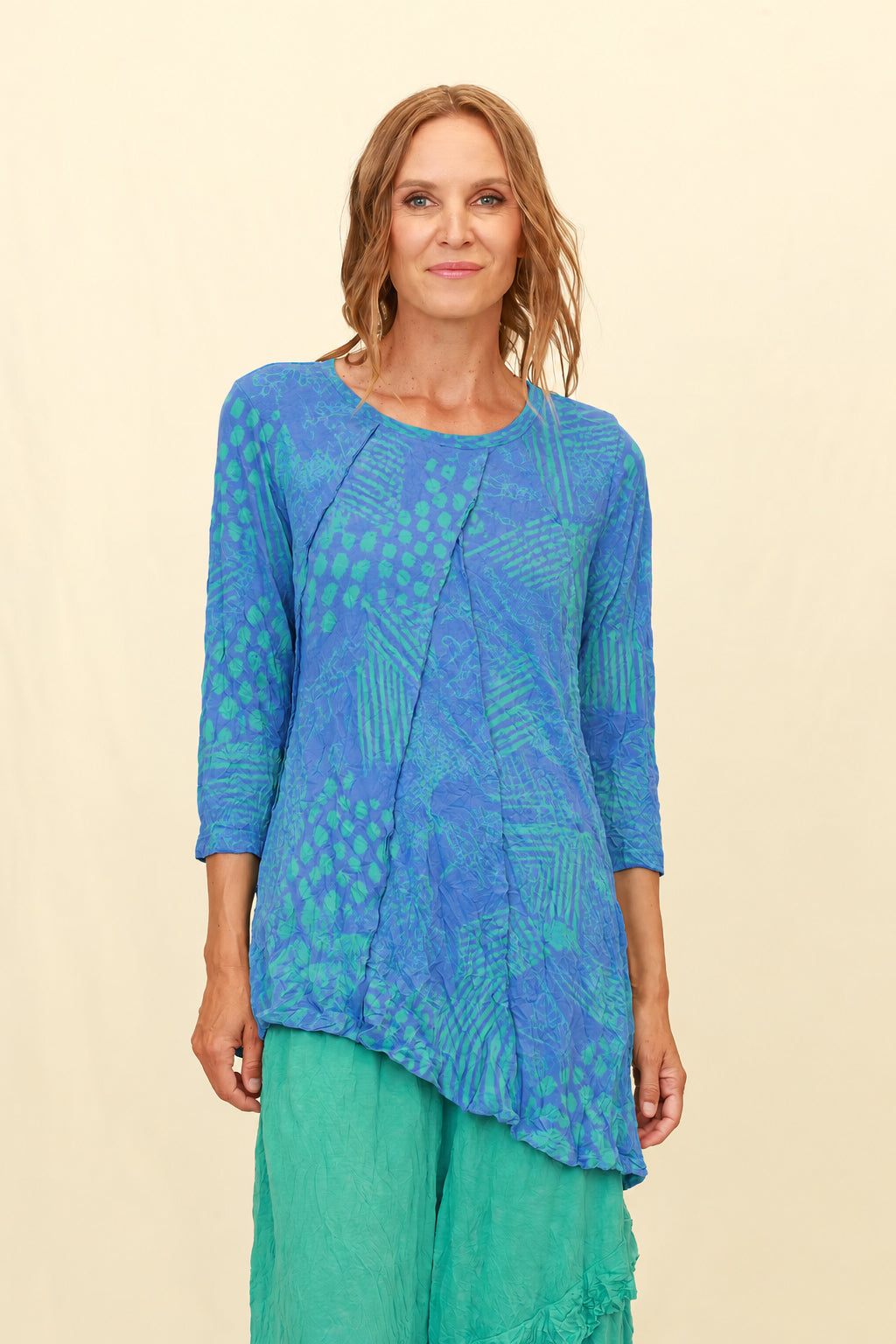 Chalet Recycled Crinkle Jersey London Top - C72441