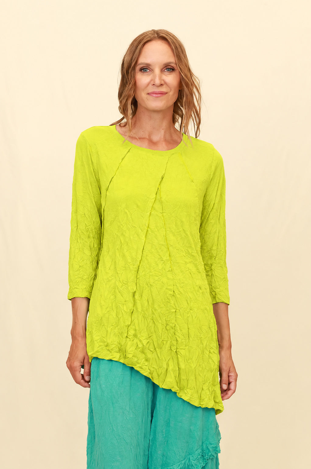 Chalet Recycled Crinkle Jersey London Top - C72441
