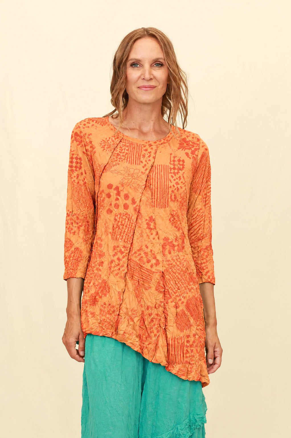 Chalet Recycled Crinkle Jersey London Top - C72441