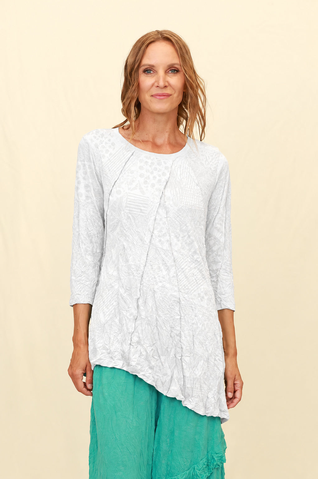 Chalet Recycled Crinkle Jersey London Top - C72441