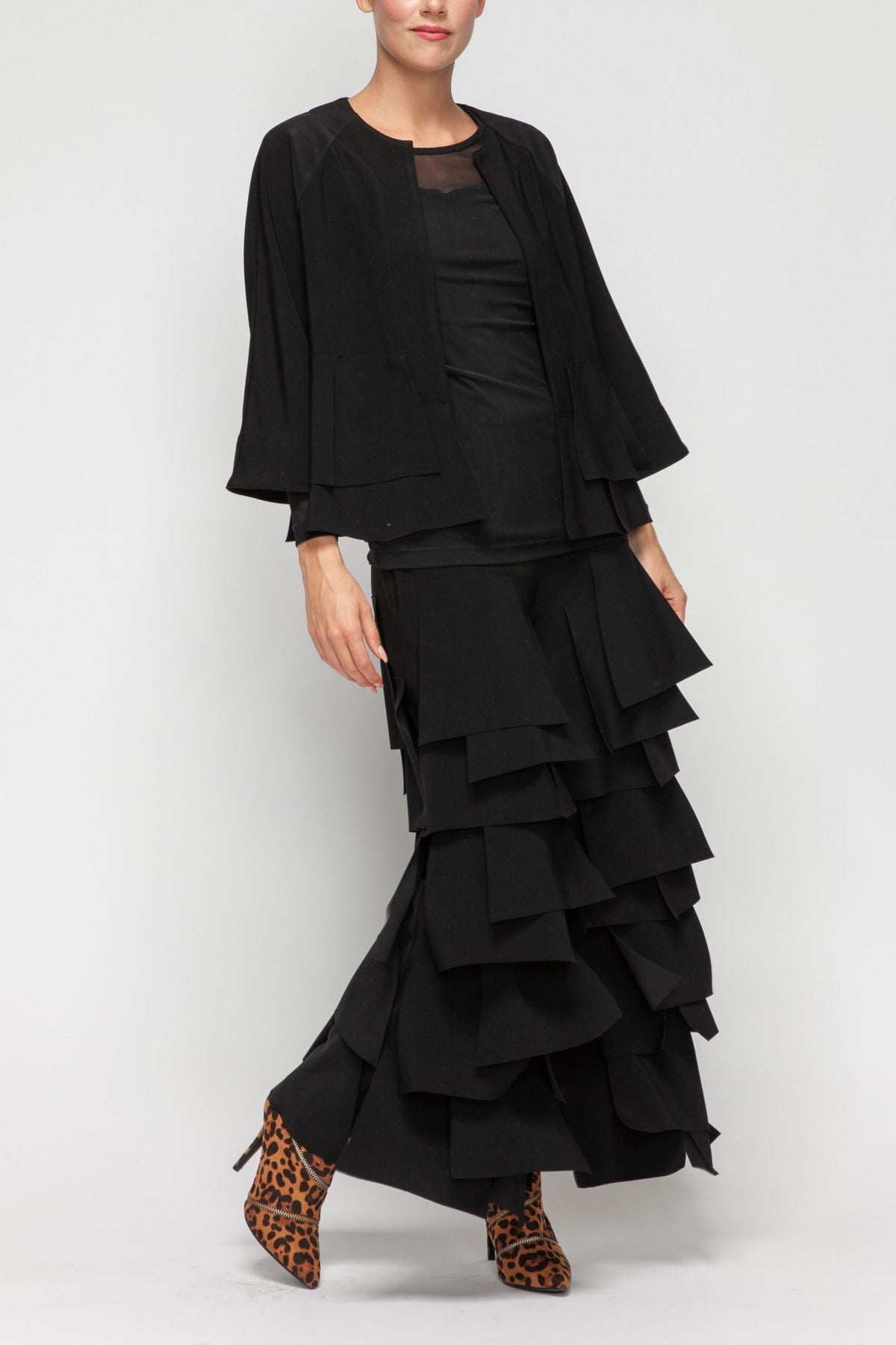 IC COLLECTION Jacket - 7246J - BLACK