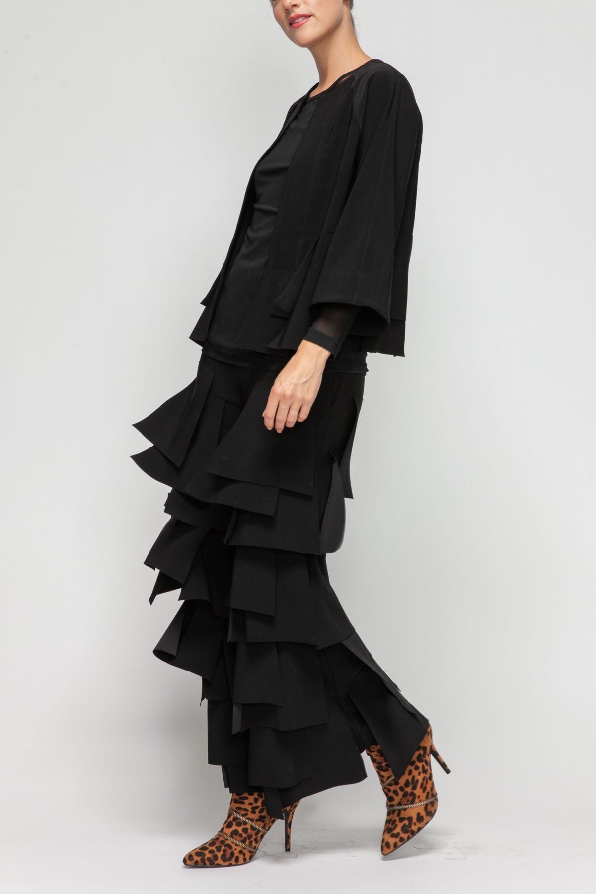 IC COLLECTION Jacket - 7246J - BLACK