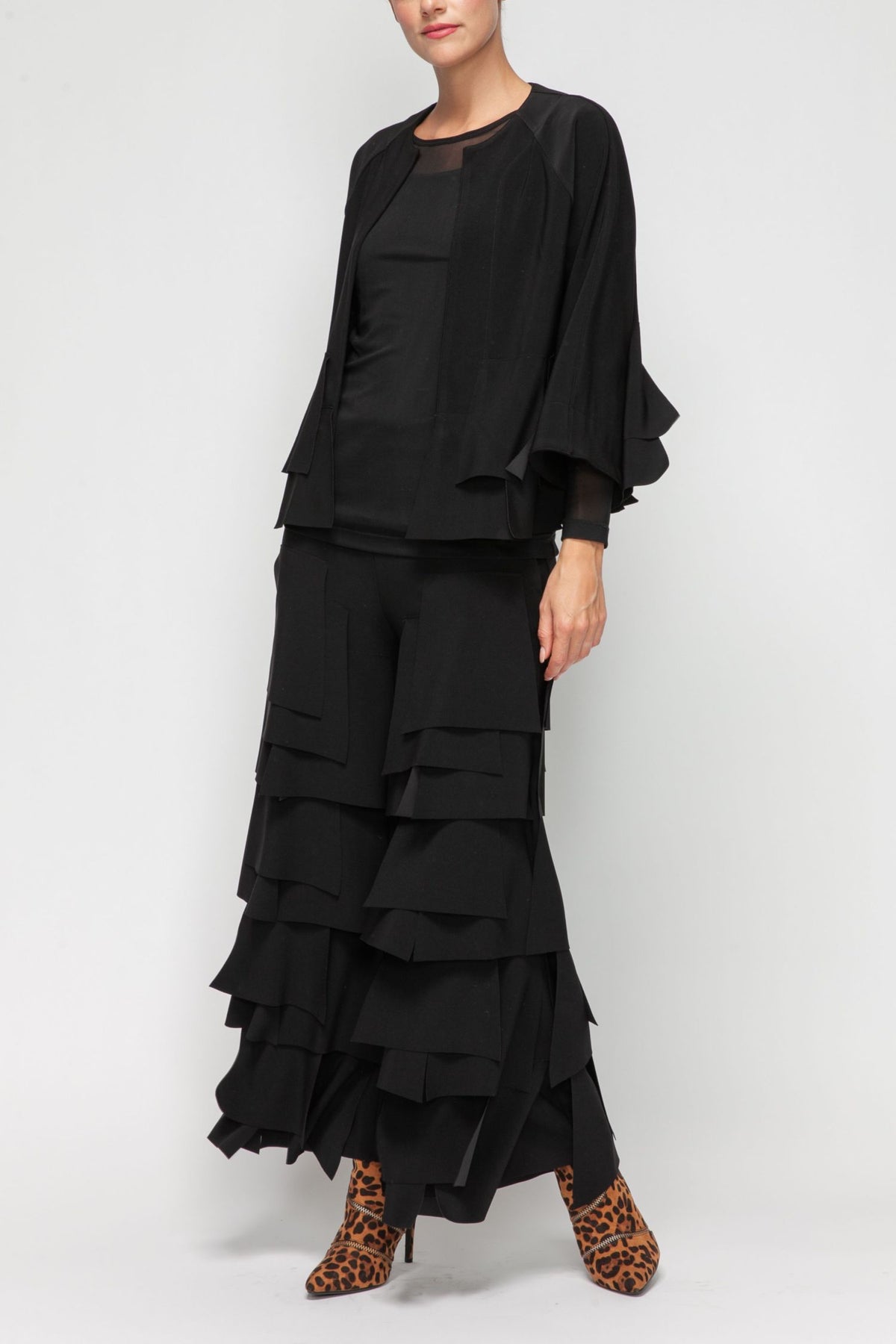 IC COLLECTION Jacket - 7246J - BLACK