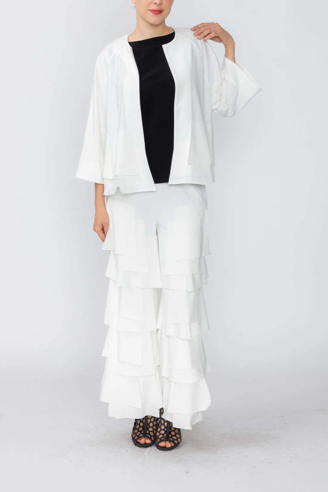 IC COLLECTION Jacket - 7246J - WHITE