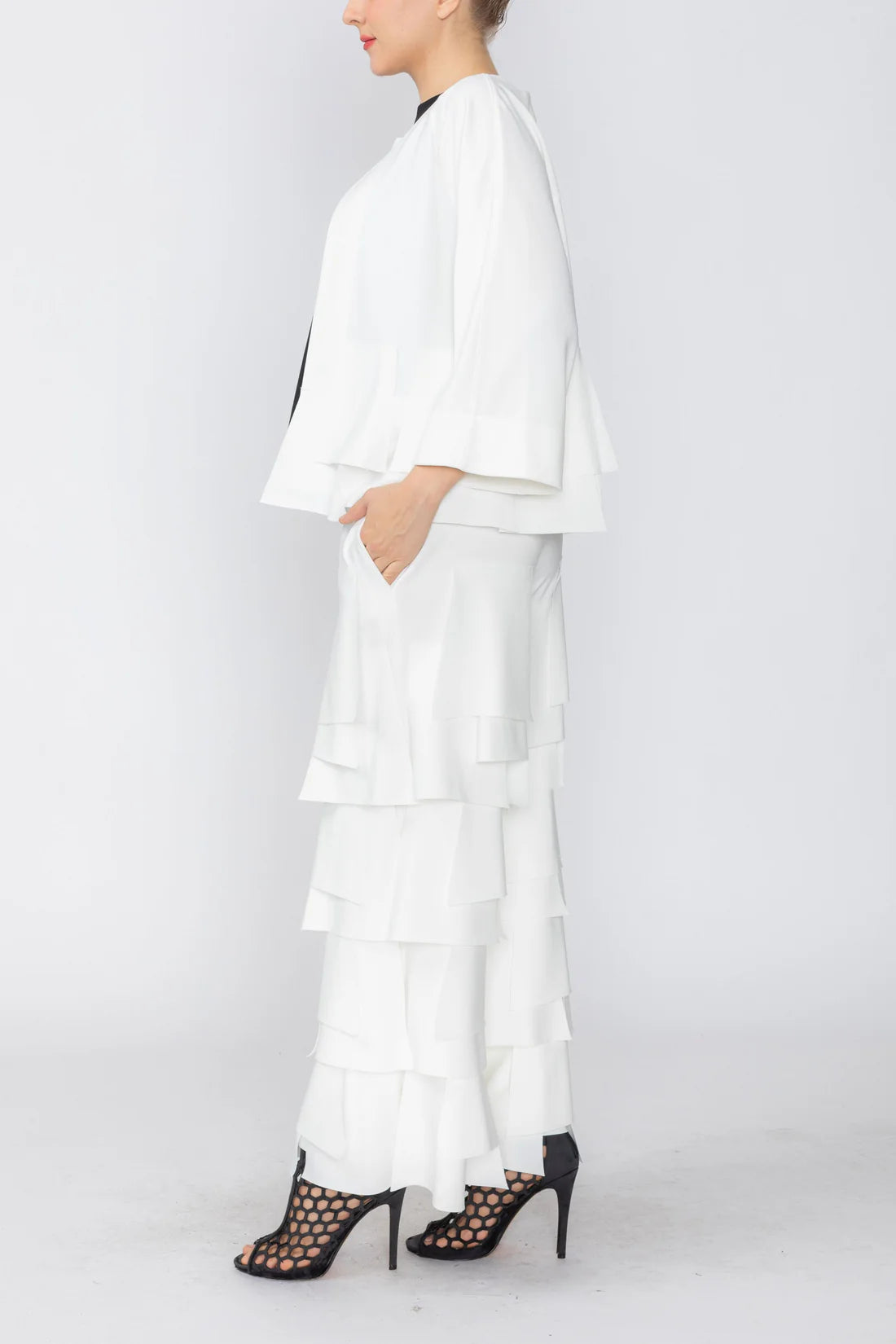 IC COLLECTION Jacket - 7246J - WHITE