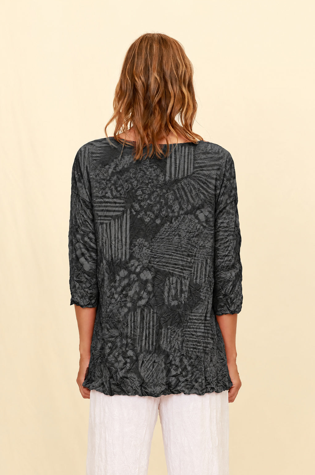 Chalet Recycled Crinkle Jersey Pandora Top - C72681