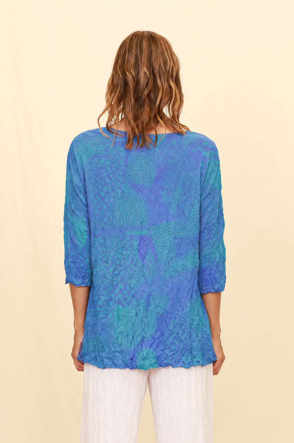 Chalet Recycled Crinkle Jersey Pandora Top - C72681