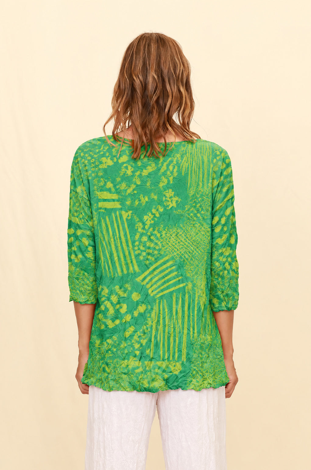 Chalet Recycled Crinkle Jersey Pandora Top - C72681