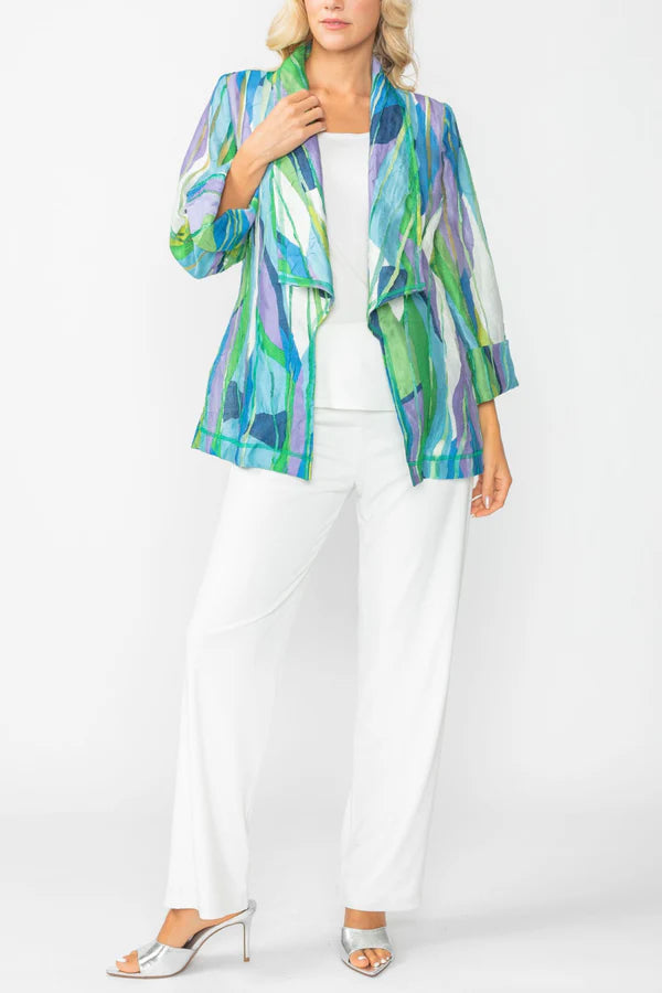IC COLLECTION Jacket - 7271J - BLUE – The Total Look
