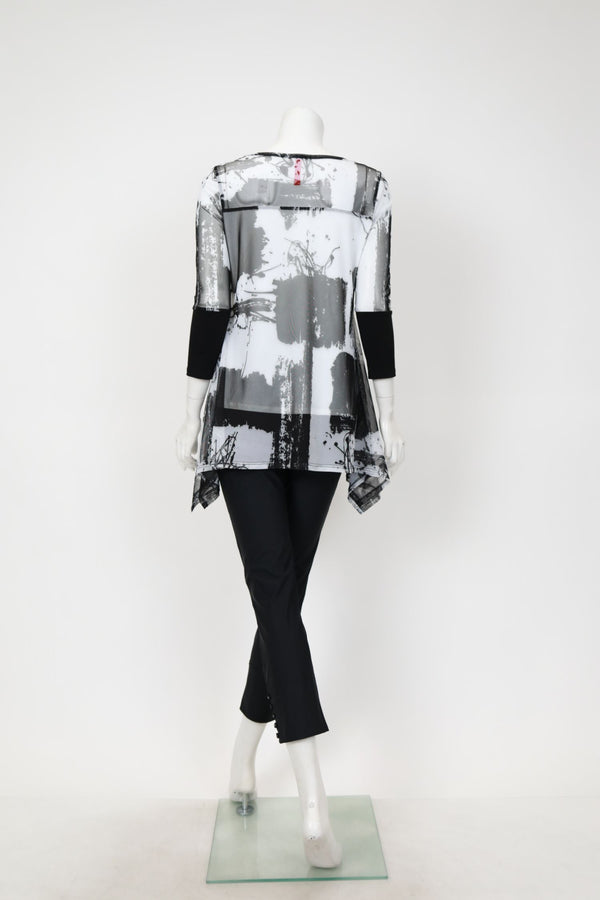 IC COLLECTION Top- 7287T - BLACK
